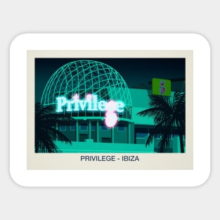 Privilege Nightclub Sticker